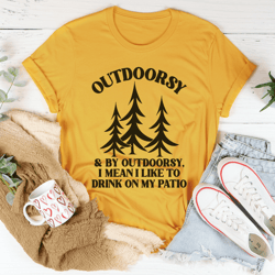 i'm outdoorsy tee