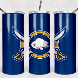 buffalo sabres tumbler wrap design - jpeg & png - sublimation printing design - nhl - hockey - 20oz tumbler design