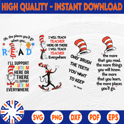 bundle dr seuss hat, thing 1 thing 2, cat in the hat, thing 1 thing 2 baby, dr seuss svg, dr seuss birthday,