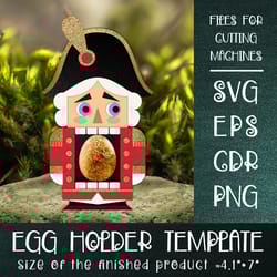 nutcracker chocolate egg holder template