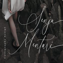senja mentari – modern script trending fonts - digital font