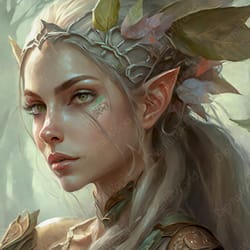 art illustration , beautiful elf character, jpg image