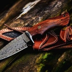 "carbon-steel-knife" hunting-knife-with sheath, fixed-blade-camping-knife, bowie-knife, handmade-knives, gifts-for-girls
