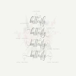 the britney – elegant script trending fonts - digital font