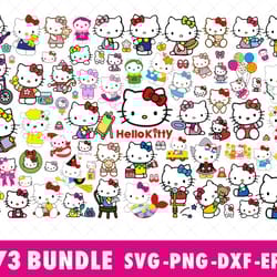 hello kitty svg bundle files for cricut, silhouette, hello kitty svg, hello kitty svg, hello kitty svg files