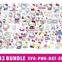 hello kitty svg bundle files for cricut, silhouette, hello kitty svg, hello kitty svg, hello kitty svg files, hello kit