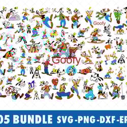 disney goofy dog svg bundle files for cricut, silhouette, disney goofy svg, disney goofy svg files, disney goofy svg bun
