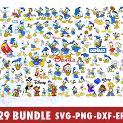 disney donald duck svg bundle files for cricut, silhouette, disney donald duck svg, disney donald duck svg files