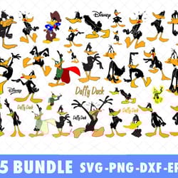disney daffy duck svg bundle files for cricut, silhouette, disney daffy duck svg, disney daffy duck svg files