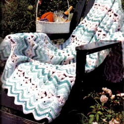 spring fever afghan vintage crochet pattern 238
