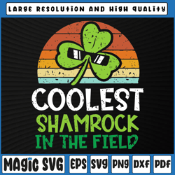 kids st patricks day svg png, coolest shamrock svg, st. patrick's day svg, st patricks day, digital download