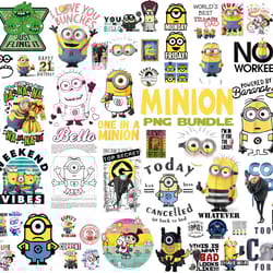 minions- png images 300dpi digital, clip art, instant download, graphics transparent background