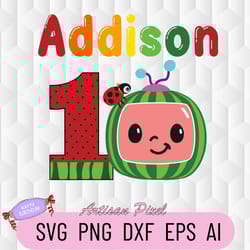 cocomelon custom birthday svg, cocomelon 1st birthday, cocomelon family svg, cocomelon 1st svg, cocomelon party, cocomel