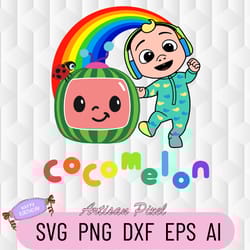 cocomelon svg, cocomelon clipart, instant download