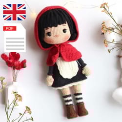 little red riding hood english pattern amigurumi doll pdf