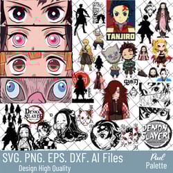 demon slayer bundle svg, demon slayer svg, nezuko svg
