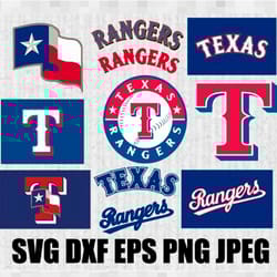 texas rangers svg png jpeg dxf digital cut vector files for silhouette studio cricut design