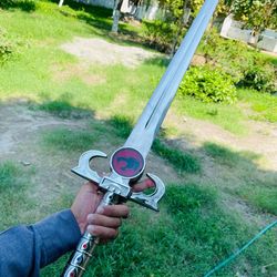 sword of omens deluxe thundercats the lion replica sword with sheath