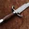 Damascus Bowie Hunting Knife