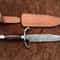 Damascus Bowie Hunting Knife for sale