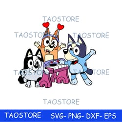 bluey svg , bluey cut files for cricut, bluey, bluey png, bluey layered svg, bluey birthday svg, bl04