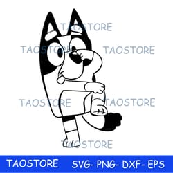 bluey svg , bluey cut files for cricut, bluey, bluey png, bluey layered svg, bluey birthday svg, bl17