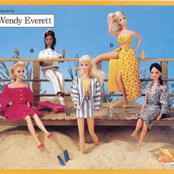 barbie vintage sewing pattern pdf fashion dolls size 11 1/2 inches butterick 6495