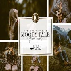 moody tale – lightroom presets mobile & desktop presets
