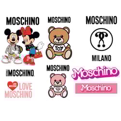 moschino bundle svg, moschino logo svg , moschino svg file cut digital download