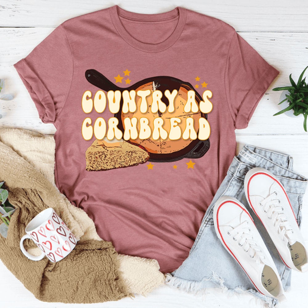 Country As Cornbread Tee