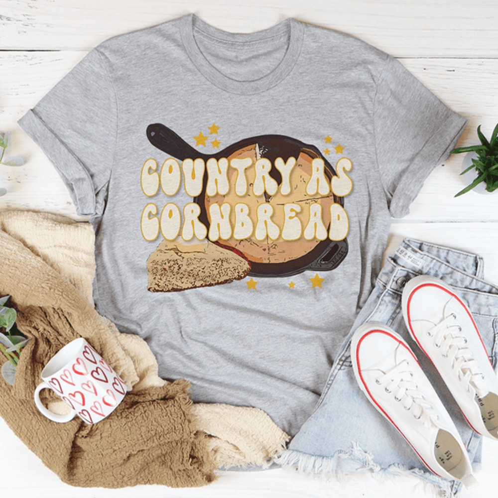 Country As Cornbread Tee
