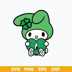 kitty benito bebesota st patrick day svg, bad bunny lucky svg, kitty lucky svg, st patrick day svg, png dxf eps file