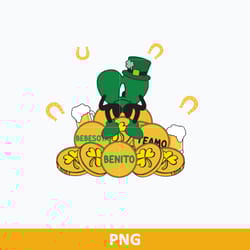 bad bunny heart leprechaun hat png, bebesota benito te amo png, bad bunny st patrick day png file