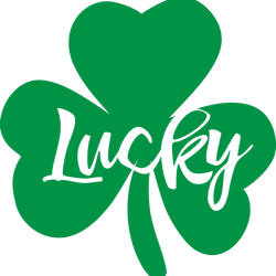 lucky shamrock svg, st patrick's day svg, shamrock svg, st patricks svg, lucky svg file cut digital download