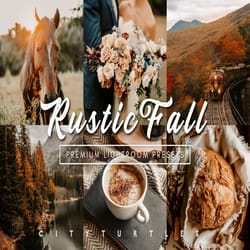 rustic fall moody lightroom presets mobile & desktop presets