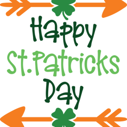 happy st patrick shamrock svg, st patrick's day svg, shamrock svg, st patricks svg, lucky svg file cut digital download