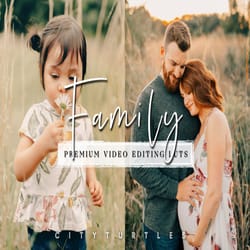 outdoor family film luts for video editing – adobe premiere pro, final cut pro, davinci mobile & desktop presets