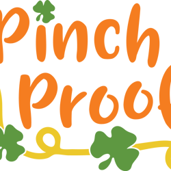 pinch proof shamrock svg, st patrick's day svg, shamrock svg, st patricks svg, lucky svg file cut digital download