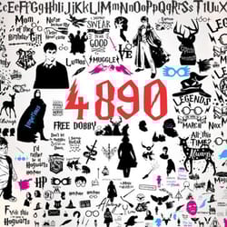 4890 file harry potter svg eps dxf png, harry potter bundle svg , for cricut, vector file, digital , instant download