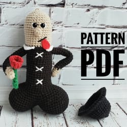 crochet pattern penis in english, amigurumi penis, sexy crochet pattern, crochet valentines day ideas, amigurumi pattern