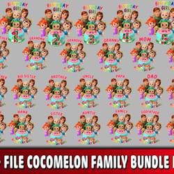 20 file cocomelon family bundle png, cocomelon family bundle png, for cricut , vector file , digital, file cut