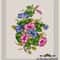 morning glory cross stitch pattern