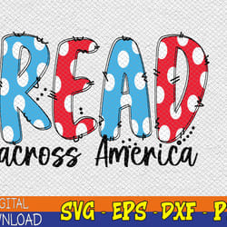 read books across america funny bookworm reader book lover svg, eps, png, dxf, digital download