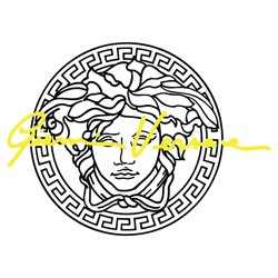 logo versace brand svg, fashion brand svg, versace svg, versace logo silhouette svg files