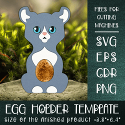kinkalow cat | easter egg holder template