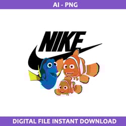 finding nemo nike png, nike logo png, finding nemo png, ai digital file