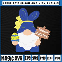 happy easter day gnome hunt eggs svg, easter gnomes svg, happy easter, bunny ears svg, digital download