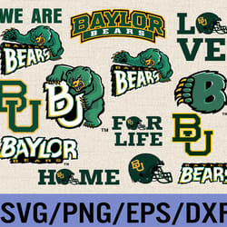 baylor bears svg, baylor bears clipart, baylor bears cricut, n c aa team, logo bundle, instant download
