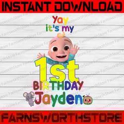 cocomelon personalized name and ages birthday png, cocomelon brithday png,cocomelon family birthday png, watermelon,