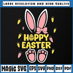 happy easter svg, bunny ears svg easter bunny png, easter egg hunt png, kid, boy, digital download